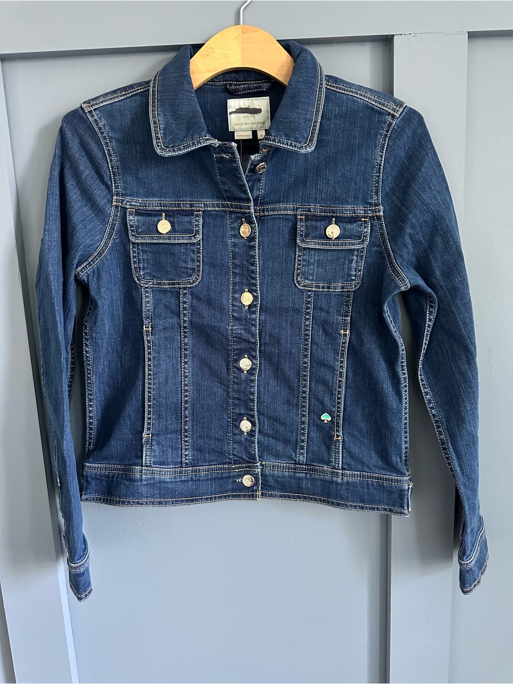 kate spade Dark Blue Denim Jean Jacket